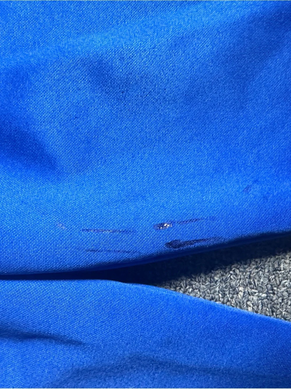 Old Navy Royal Blue and Black Striped Long Sleeve Tee